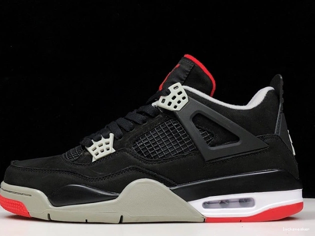 Rep LUCY BLACK JORDAN 4 RETRO 308497-060 CEMENT 0723